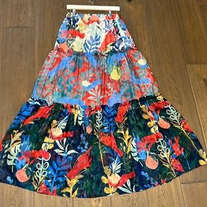 Anthropologie maxi skirt